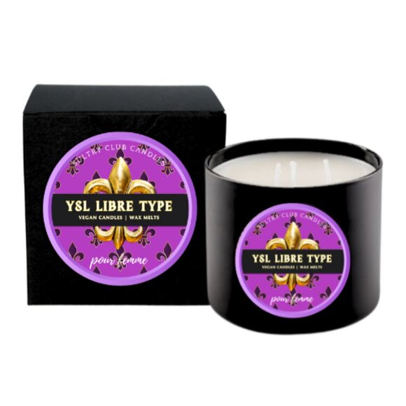SMELLS LIKE YSL LIBRE 3 WICK CANDLE - Picture 1 of 2